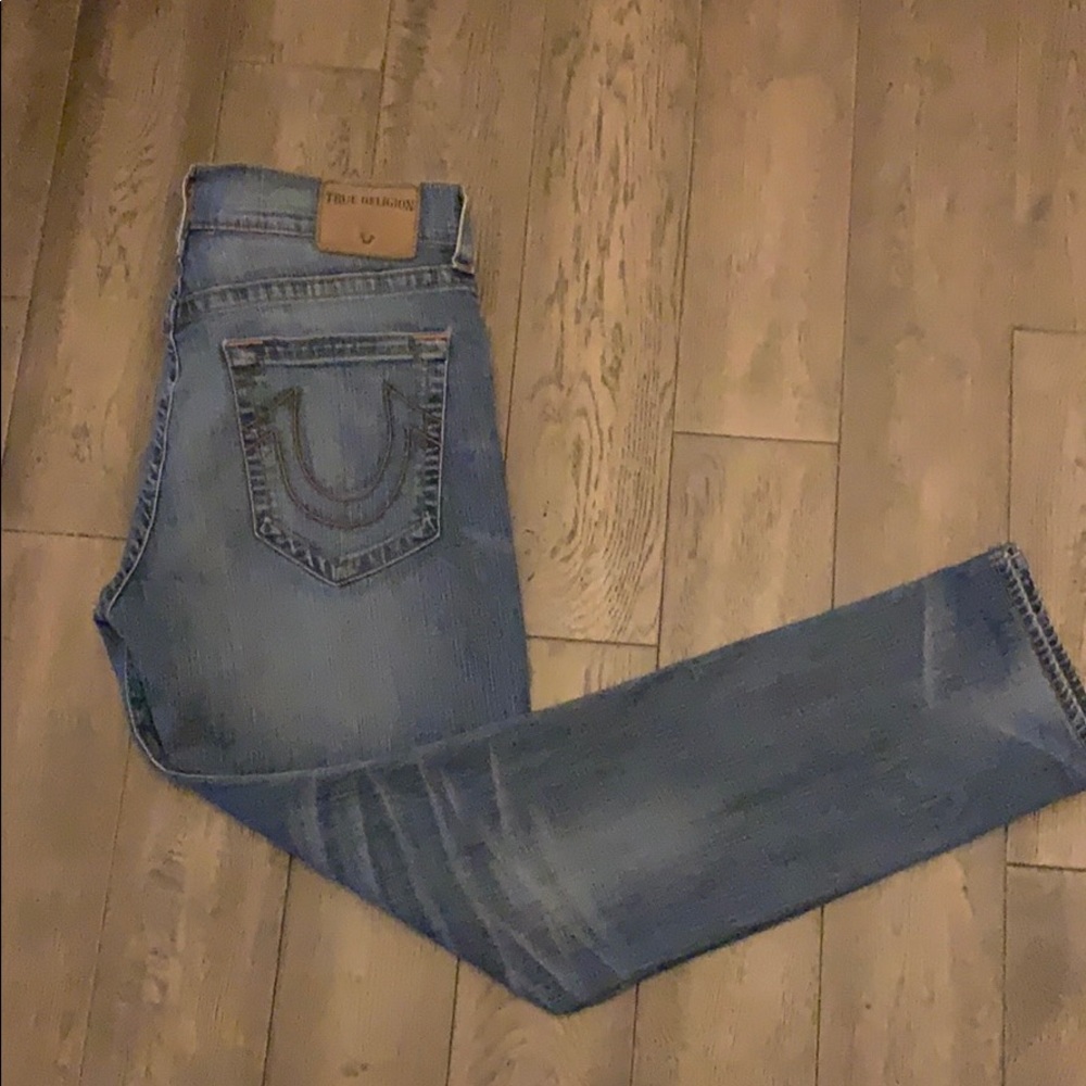 Mens True Religion Relaxed Slim Jeans